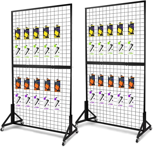 Eastern Tree 2 Packs 3'X 6' Two Gridwall Panels Display Stand by EasternTree