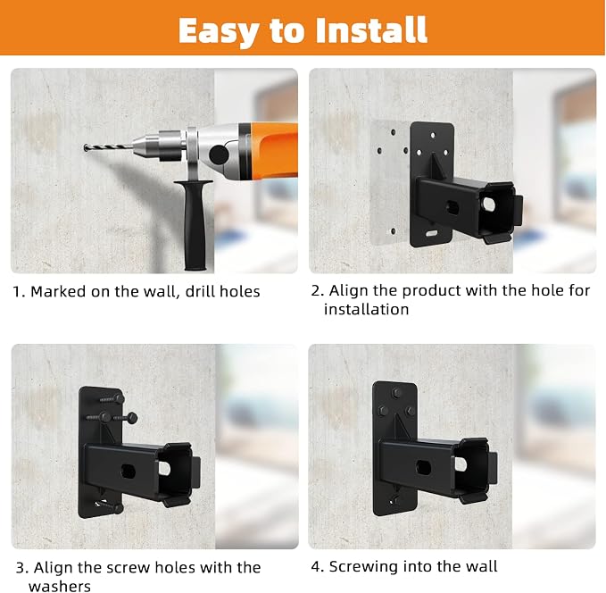 Hitch Wall Mount, Wall Mount Bike Rack Hitch, Hitch Cargo Carrier, Bicycle - Image 5