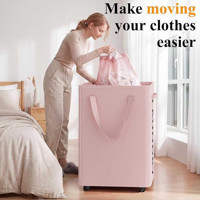 Optish Pink Laundry Basket - Image 5