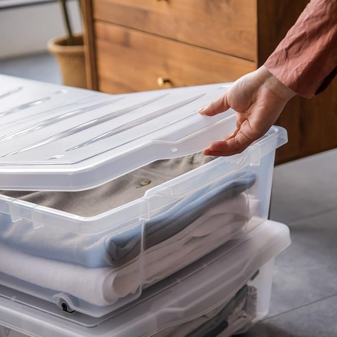 Citylife 57 QT Plastic Storage Bins - Image 2