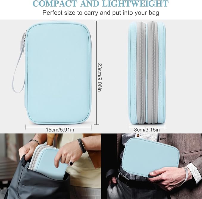 FYY Electronic Organizer, Large Travel Cable Organizer Bag Pouch Electronic - Image 2