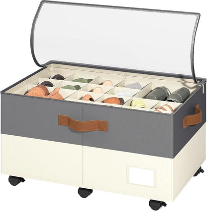 Foyego Shoe Organizer for Closet, Shoe Storage Organizer by Foyego