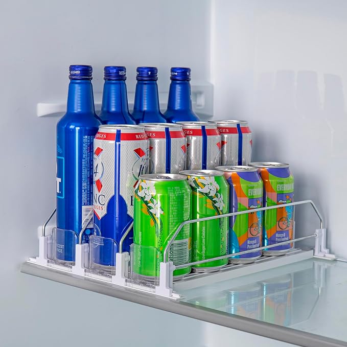 Rula Drink Organizer for Fridge, Self-Pushing Soda Can Dispenser for Mini - Image 6