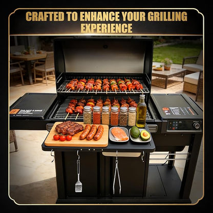 Foldable Front Shelf for Traeger Woodridge Pro/Pro Plus/Elite/Ironwood Series - Image 5