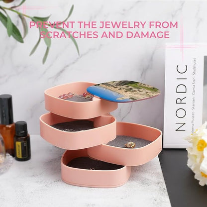Israel at The Tower of David Rotating Jewelry Organizer Box 4-Layer 360° - Image 6