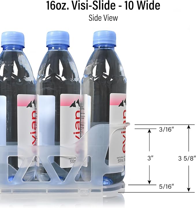 Display Technologies Visi-Slide Fridge Drink Organizer, Soda Can Organizer - Image 4