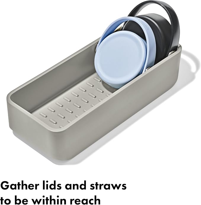 OXO Good Grips Water Bottle Organizer and Accessory Bin, Water Bottle Holder - Image 4
