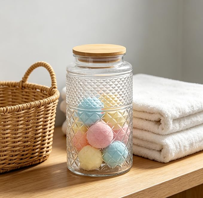 Prettidecor 1 Gallon Large Airtight Glass Storage Jars - Image 6