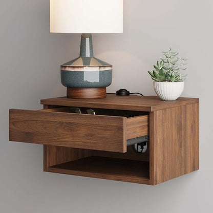 Nathan James Jackson Wall Mounted Floating Bedroom Nightstand - Image 6