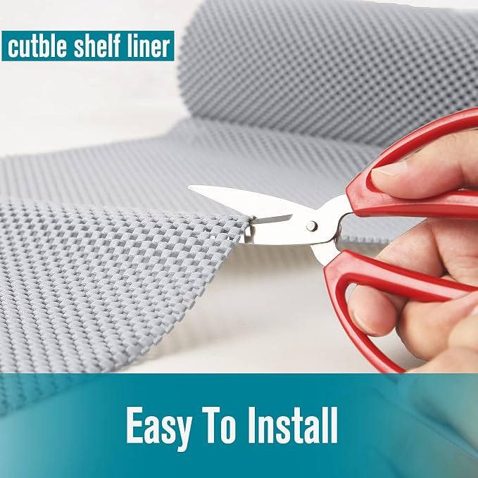 Shelf Liner, Non-Adhesive Roll Drawer Liners 12 Inches x 20 Feet, Non Slip Grip - Image 5