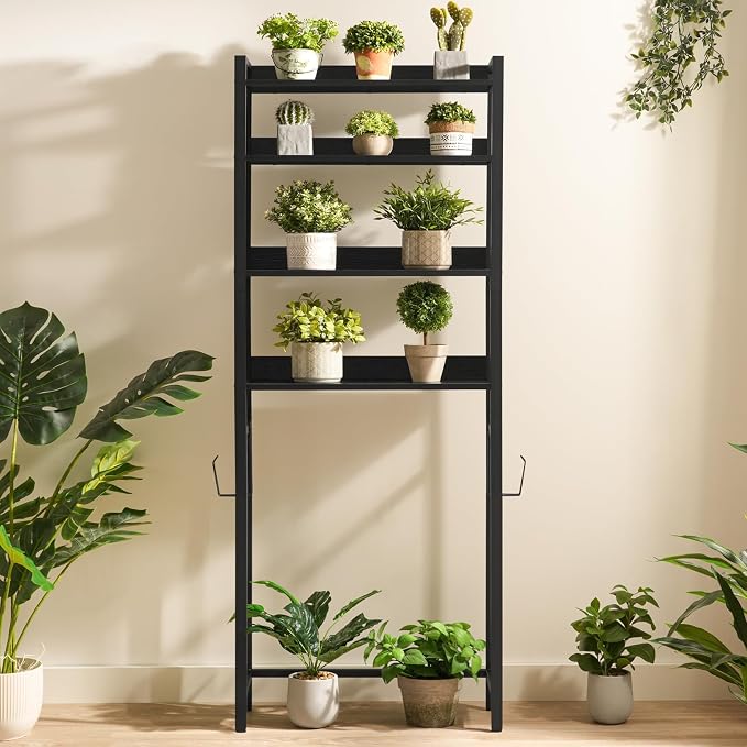 MAHANCRIS Over The Toilet Storage Rack, 4 Tier Bathroom Organizer Over Toilet - Image 7