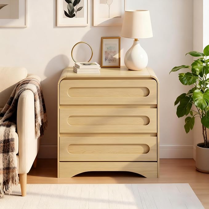 3 Drawer Dressers for Bedroom, Large Modern Dressers - Image 7