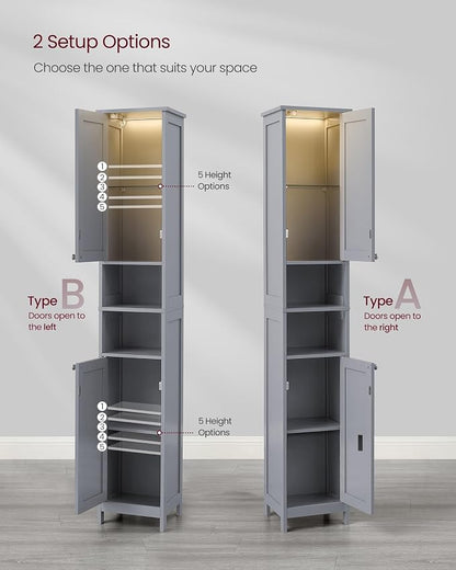 VASAGLE Tall Storage Cabinet - Image 3