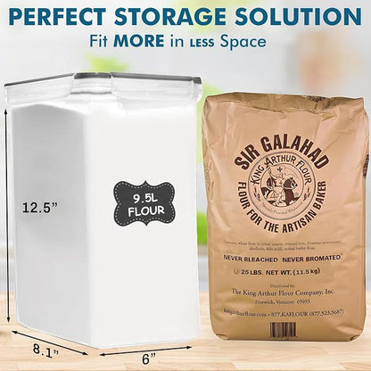 Shazo 2 PC Extra Large Bulk Food Storage Containers - Image 2