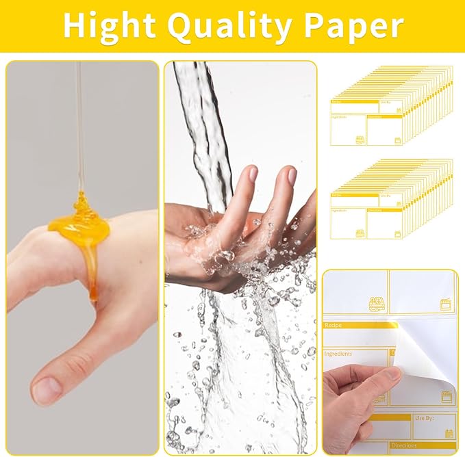 100pcs Labels for Freezer Bags Freezer Meal Labels - Image 6