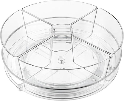 Lazy Susan Organizer, 9 inch Rotating Storage Organizer by SlowSLog