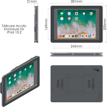 TABcare Anti-Theft Acrylic VESA Enclosure - Image 5