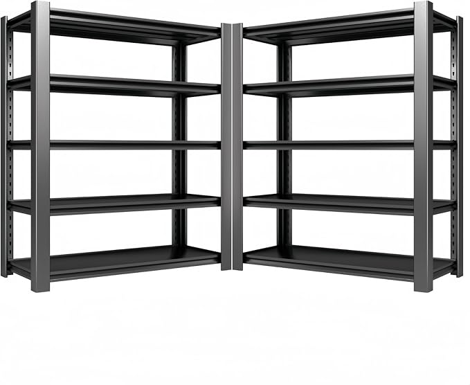 3500 LBS Heavy Duty Garage Shelving, Adjustable Boltless Steel Storage Rack by WOZBUD