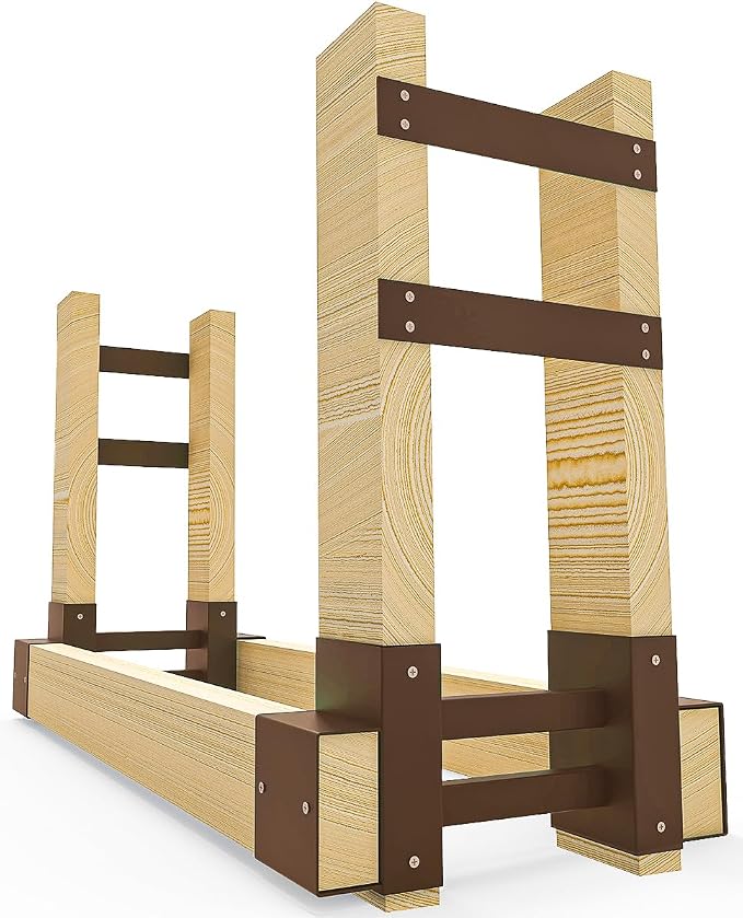 Outdoor Firewood Rack Bracket Kit by Fiwithy
