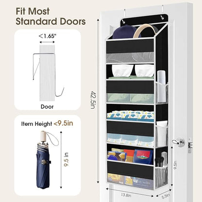 2 Pack Over The Door Organizer, Hanging Storage Organizer - Image 2