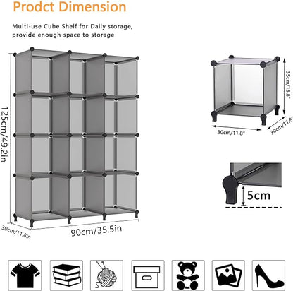 AWTATOS Cube Storage Organizer Closet Storage Cubes Shelves Bookshelf Clothes - Image 3