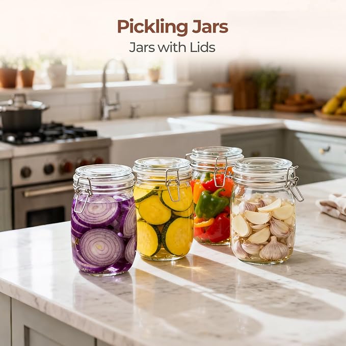 ComSaf Airtight Glass Canister Set of 3 - Image 6