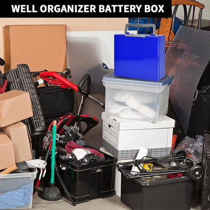 FULLCASE Battery Storage Organizer Holder Holds 72 AA AAA Batteries, Box Cases - Image 7