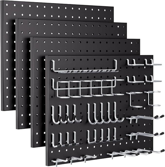INCLY 70PCS Pegboard Wall Organizer, Garage Tool Storage, Workbench Organization by INCLY