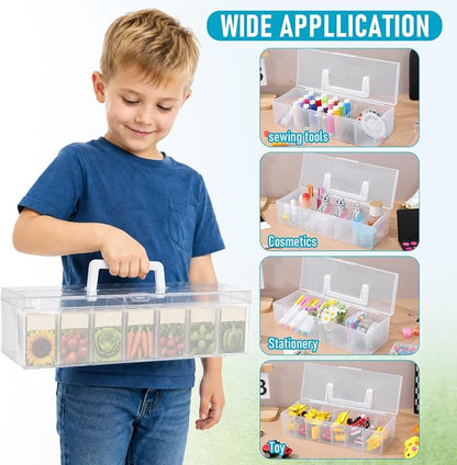 ULTECHNOVO Seed Organizer Box Seed Packet Storage Box - Image 3