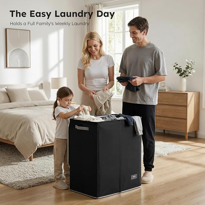 SOLEDI Double Laundry Hamper - Image 5