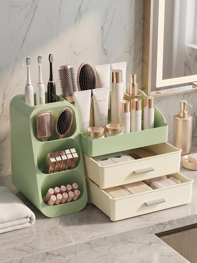 Booklov Makeup Organizer for Vanity, Large Capacity Cosmetic Display Case - Image 4