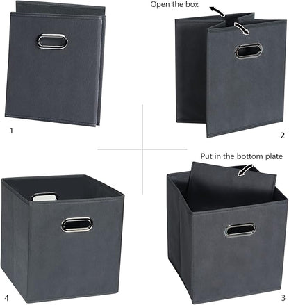 Fabric Cloth Storage Bins, Fabric Cube Organizer - Image 5