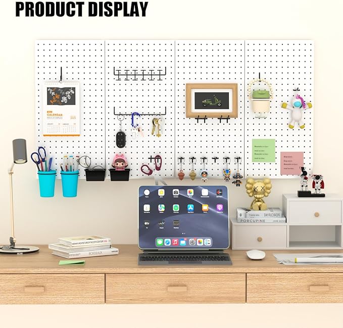 157 PCS Extra Thick Pegboard Hook Set, Metal Pegboard Accessory Organizer - Image 5