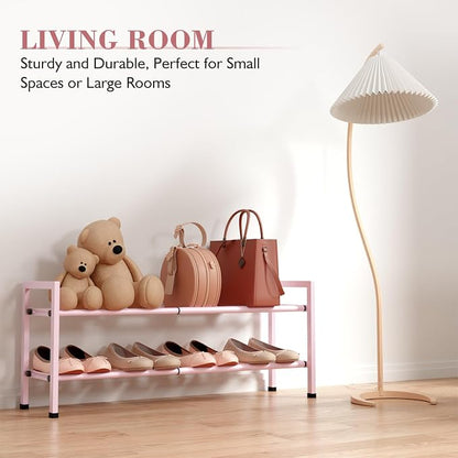Bumusty 2-Tier Expandable Shoe Rack - Image 6