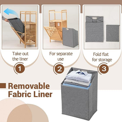 GOFLAME Tilt-out Laundry Hamper - Image 4