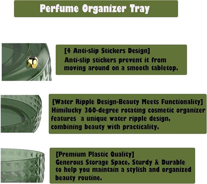Makeup Perfume Organizer, 9 Inch /23cm 360 Degree Rotating Skincare Organizer - Image 7