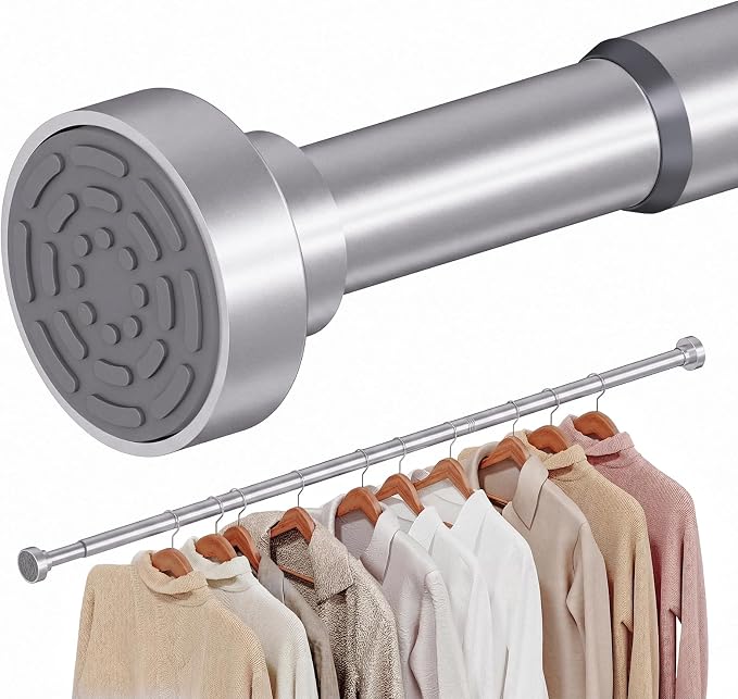Closet Rod, No Drill Tension Closet Rod by Supforce