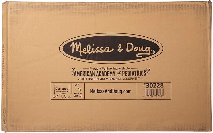 Melissa & Doug Toy Chest, Wooden Toy Storage Box - Image 9