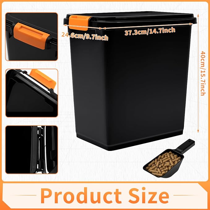 Maxdot 22lb Dry Pellet Storage Bin Kit - Image 2