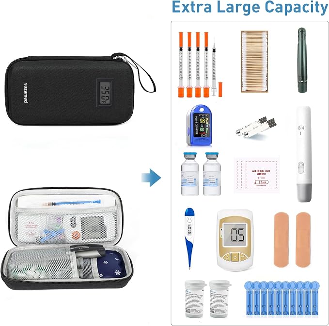 Insulin Cooler Travel Case, EVA Insulation Travel Medicine Kit - Image 7