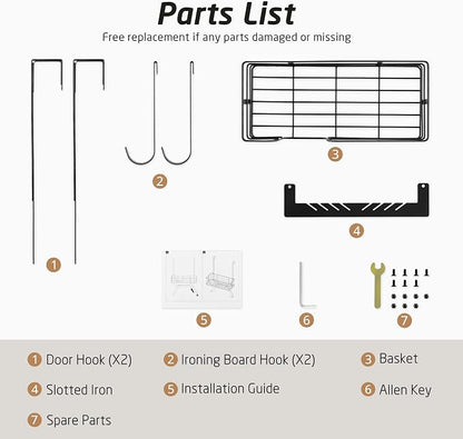 KES Over The Door Ironing Board Holder, Ironing Board Hanger - Image 9