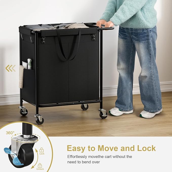 Chrislley Double Laundry Hamper - Image 4