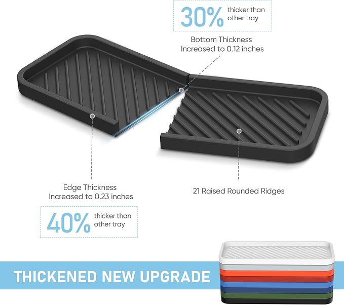 EG-SIPRO Kitchen Sink Organizer Tray, Sponge Holder - Image 2