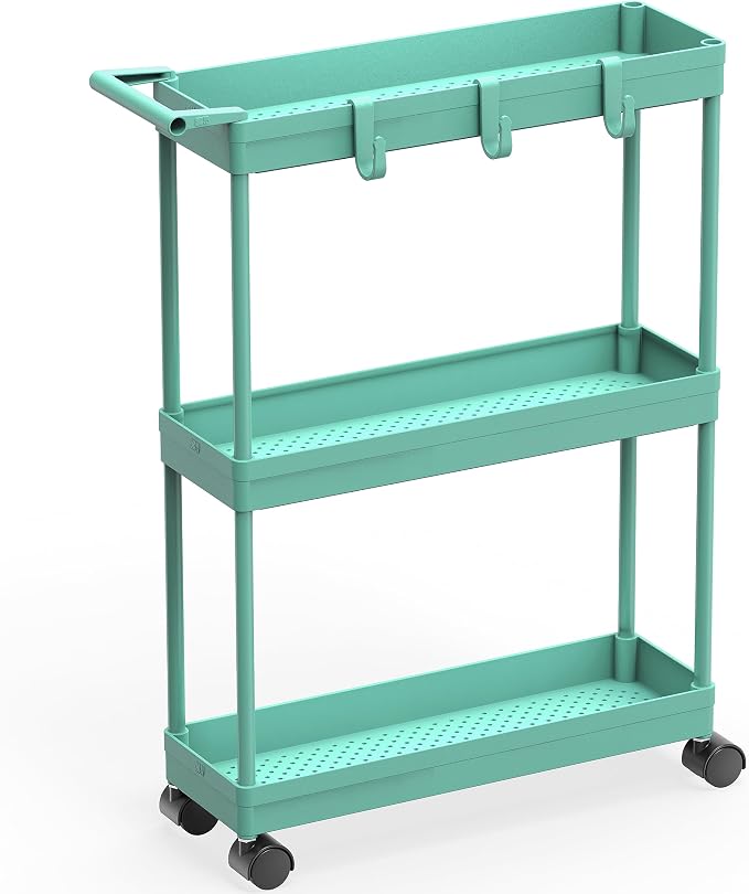 Simple Houseware 3-Tier Slim/Narrow Storage Cart by SimpleHouseware
