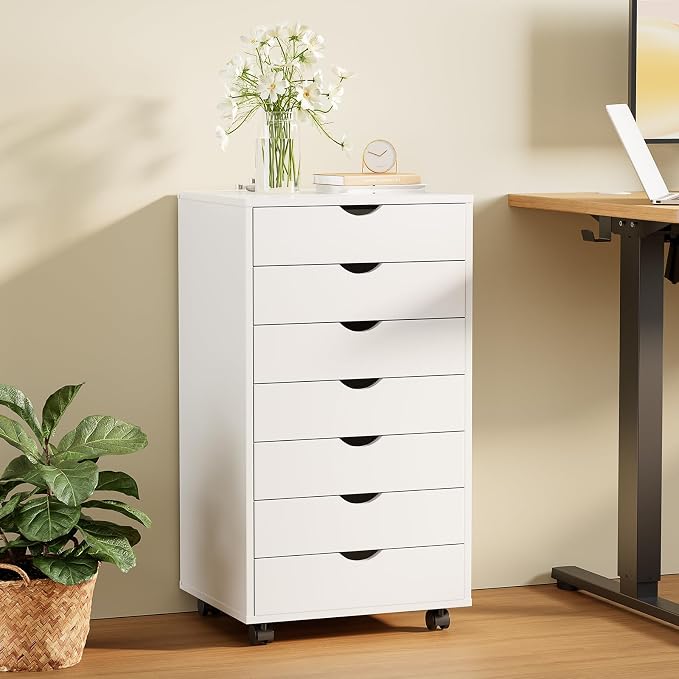 Sweetcrispy 7 Drawer Rolling Storage Cabinet - Image 7