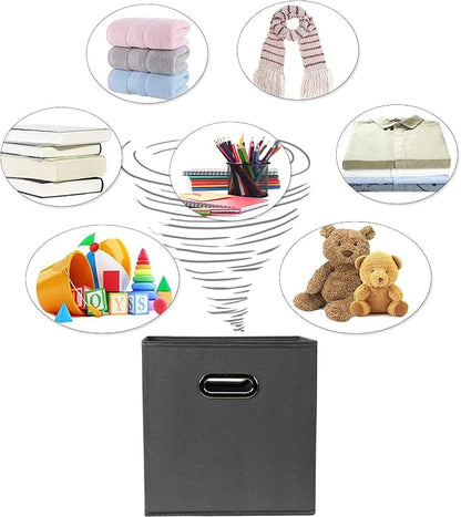 Fabric Cloth Storage Bins, Fabric Cube Organizer - Image 3