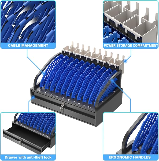 10-Device Open Charging Station - Image 3