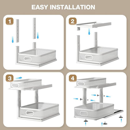 2 Pack Under Sink Organizer - Image 5