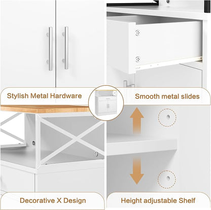 Shintenchi Kitchen Buffet Cabinet - Image 6