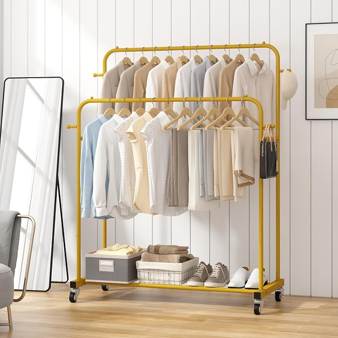 Laiensia Double Rods Garment Rack - Image 5